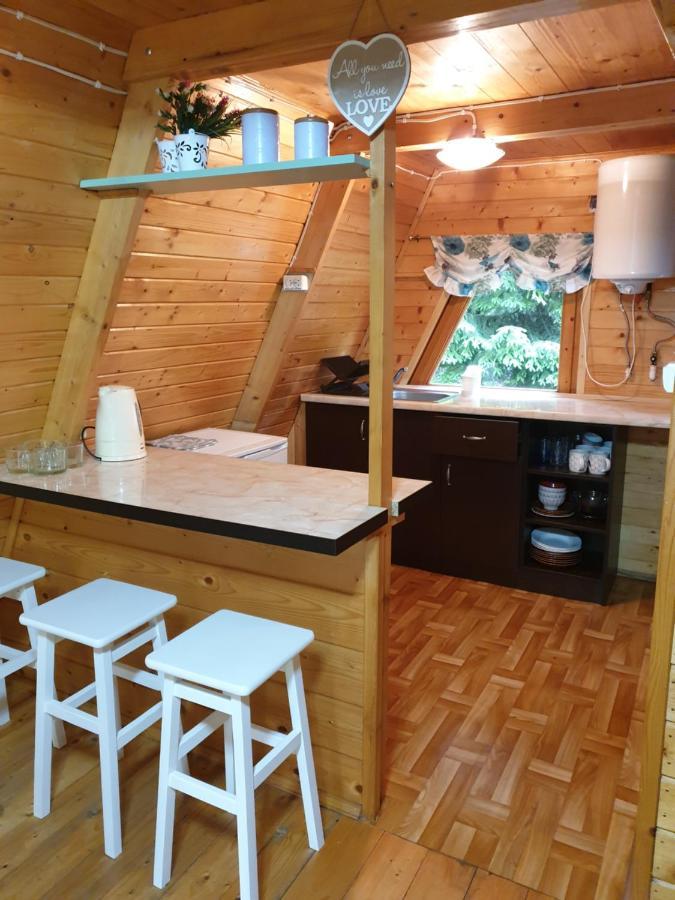 Domki Letniskowe Pod Lasem Koziniec Esterno foto